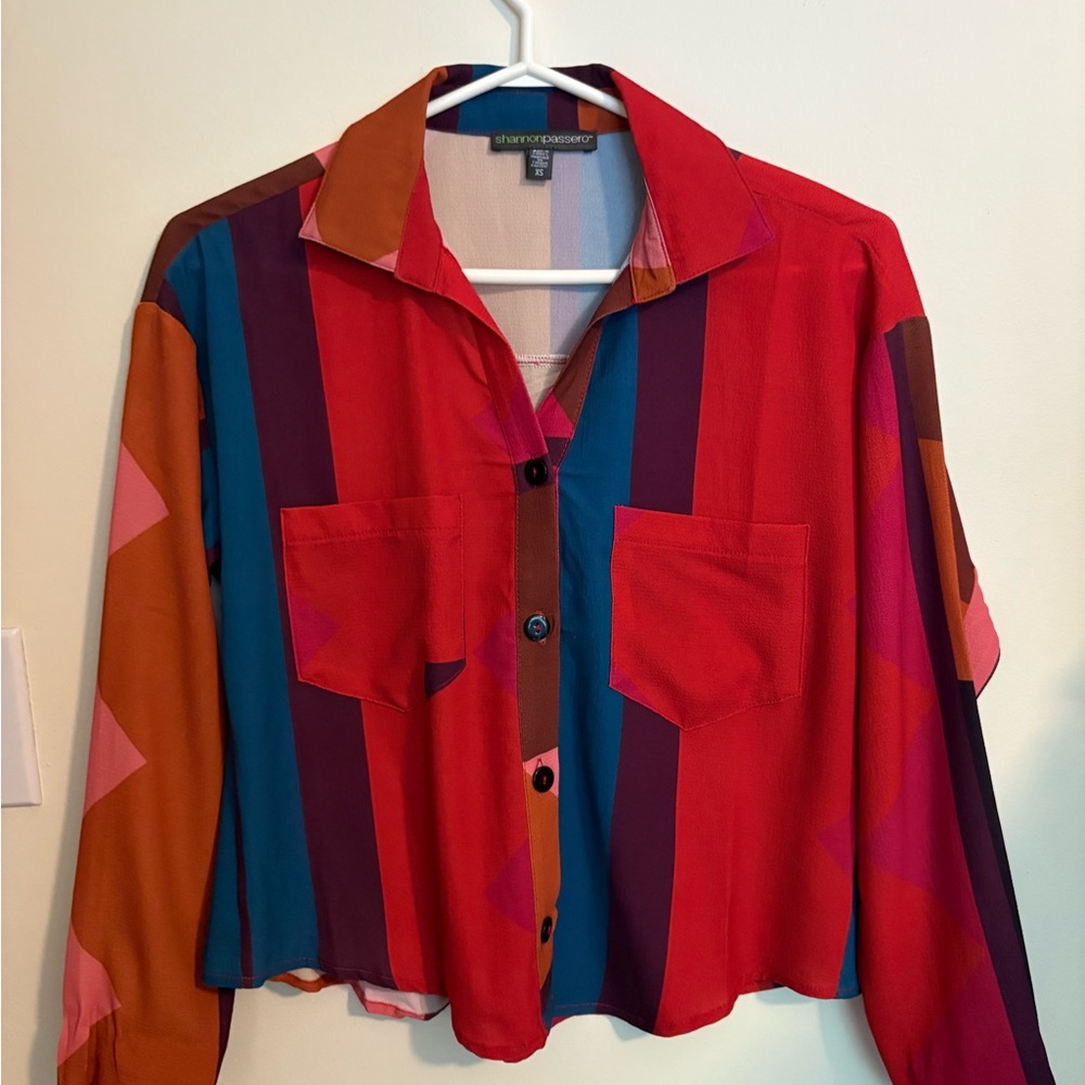 Staring at Stars Multicolor Women's Blouse